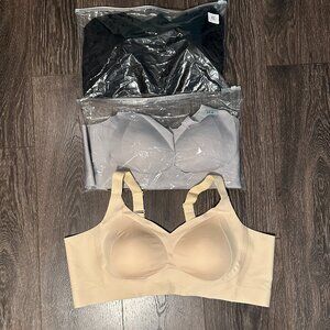 Woobilly - Set of 3 Daily Comfort Wireless Shaper Bra
